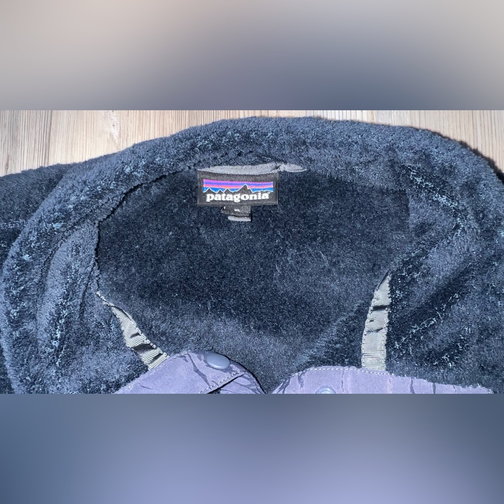 Patagonia Men's Re-Tool Snap-T Blue Long Sleeve Fleece XL - Picture 4 of 8
